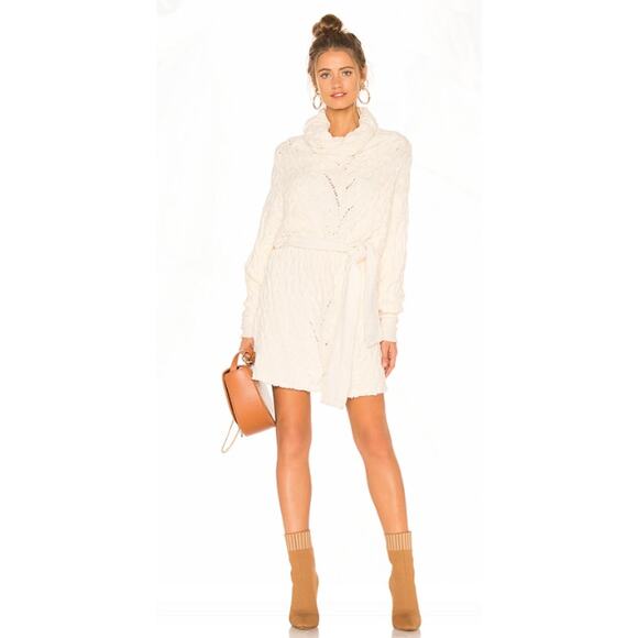 Free People For The Love Of Cables Dress Size Large - Picture 2 of 6